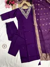 KF 4043 Kalaai Viscose Chanderi Wholesale Kurti With Bottom Dupatta In India